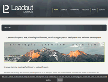 Tablet Screenshot of leadoutprojects.com